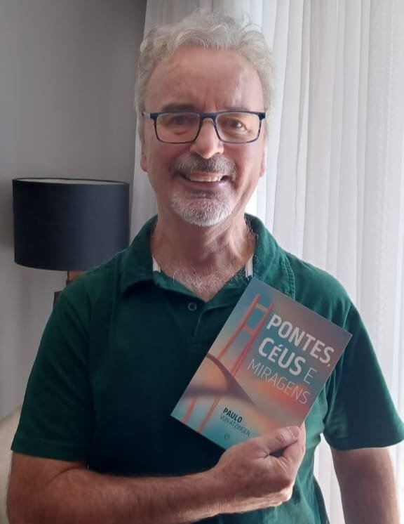 Escritor e jornalista Paulo Atzingen lança seu 5º livro, ‘Pontes, Céus e Miragens’