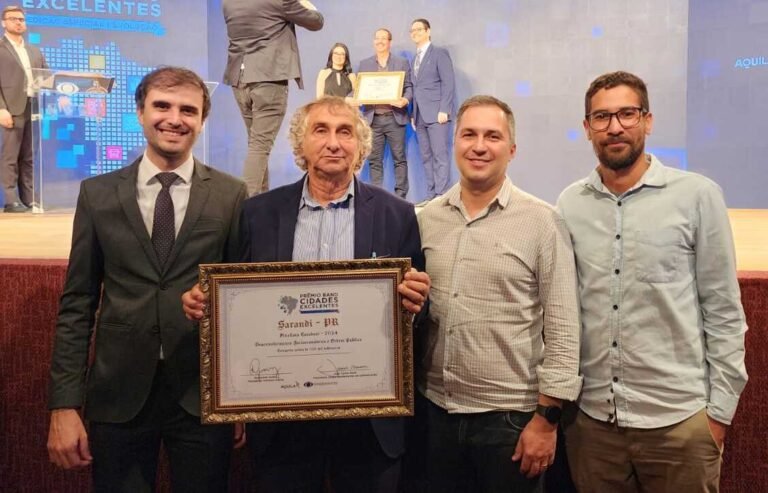 Práticas de gestão de Sarandi são premiadas com o ‘Prêmio Band Cidades Excelentes’